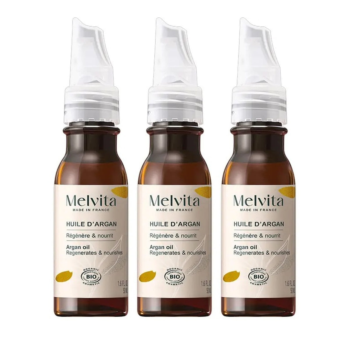 [Melvita] Organic Argan Oil 3 x 50ml