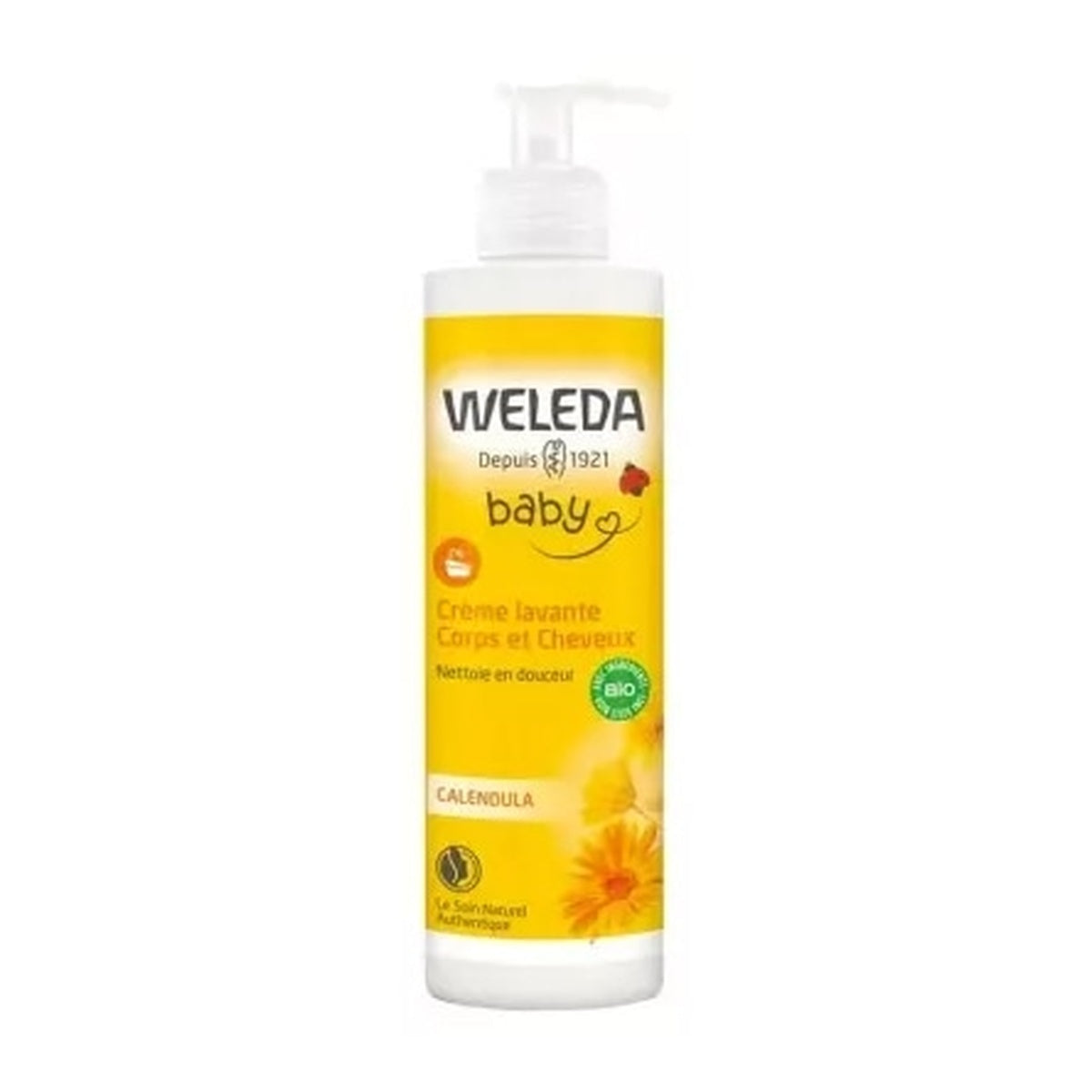 [WELEDA] Calendula Baby Body Wash & Shampoo 400ml (Gentle All-Over Cleanser)