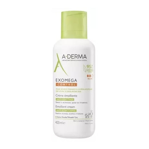 [A-DERMA] Exomega Control Emollient Cream 400ml (for Dry, Sensitive Skin)