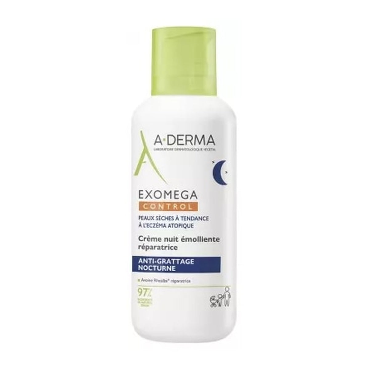 [A-DERMA] Exomega Control Emollient Repairing Night Cream 400ml