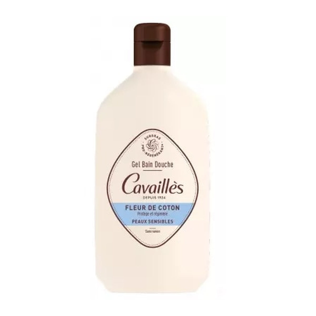 [Rogé Cavaillès] Bath & Shower Gel Cotton Flower 400ml (Face & Body, Sensitive Skin)