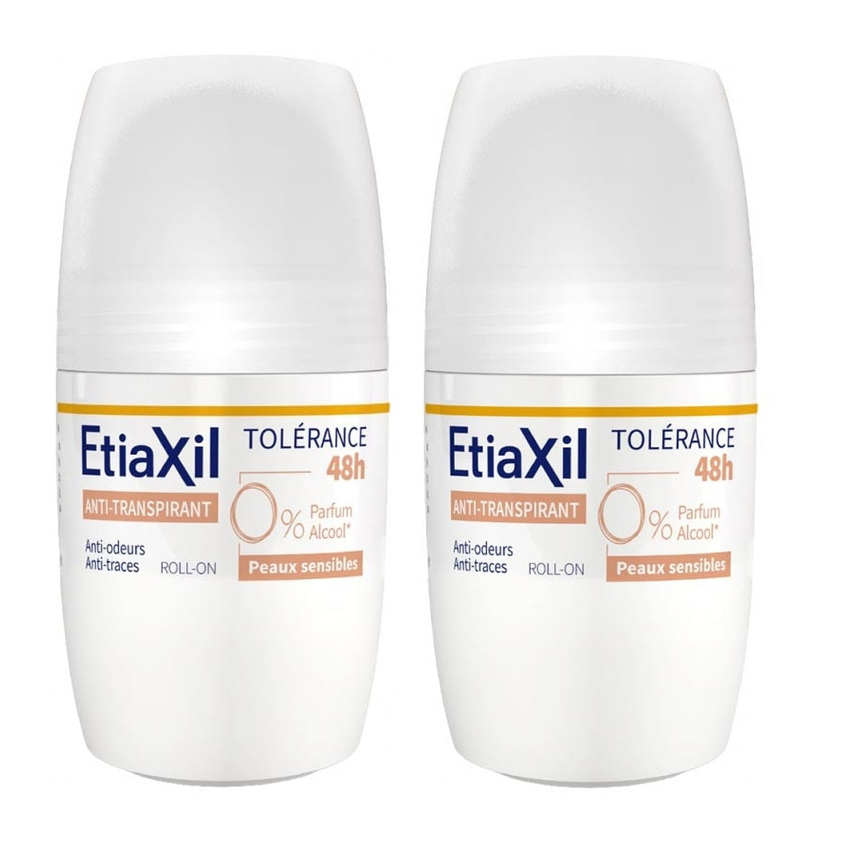 [Etiaxil] Deodorant Confort 48h 2-piece set (Alcohol-free, Unscented, Sensitive Skin)