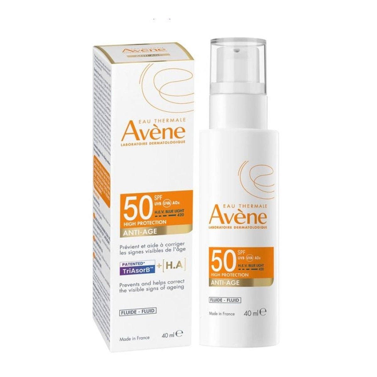 [Avène] Anti-Aging Fluid Sunscreen SPF50 40ml