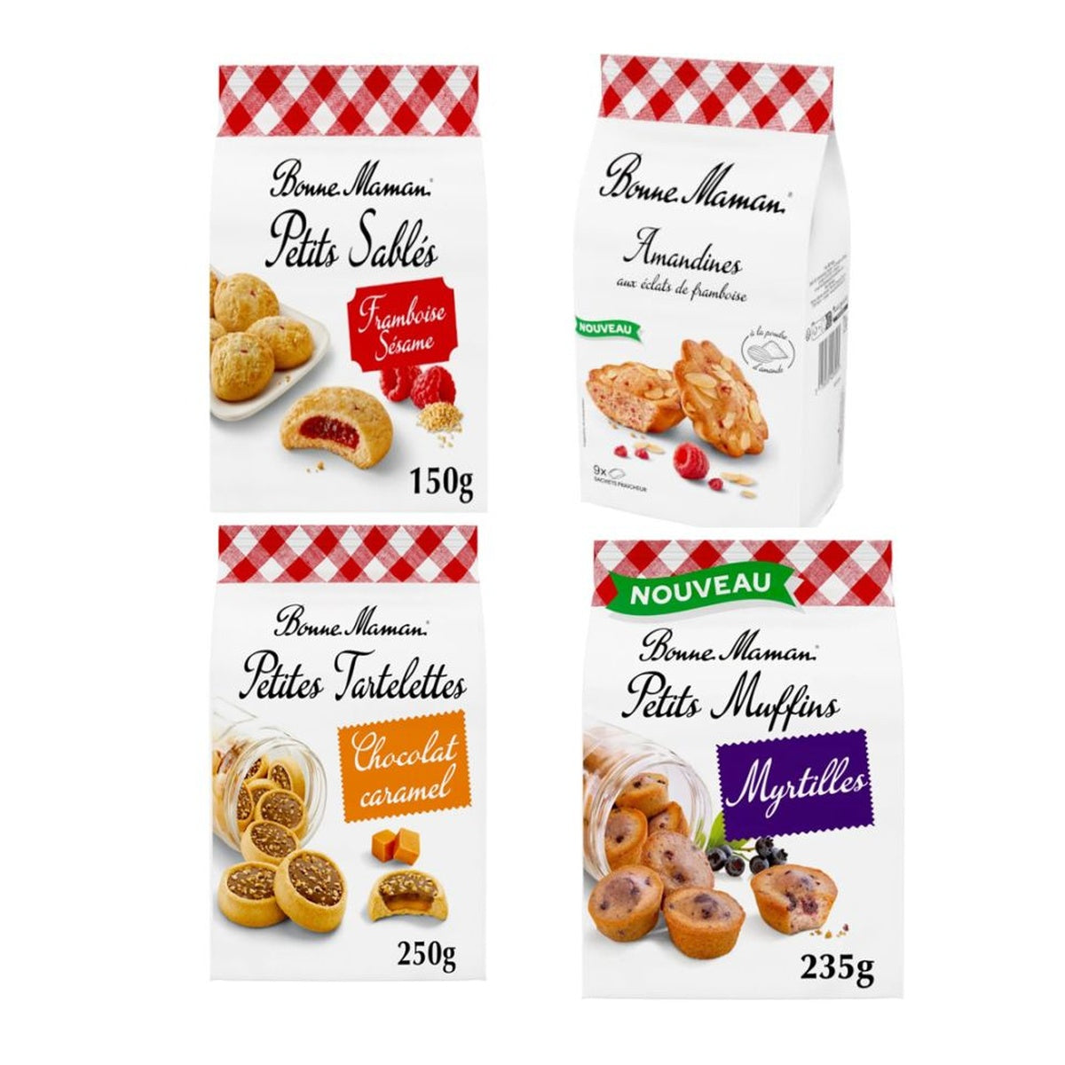 [Bonne Maman] Gourmet Snack Collection — 4 Assorted Varieties