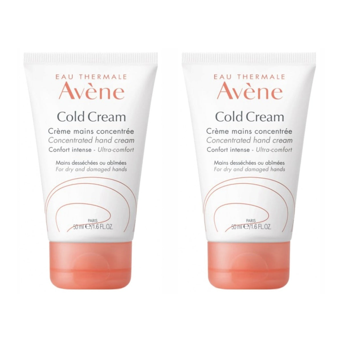 [Avène] Cold Cream Medicated Hand Cream 50ml (2-Pack)