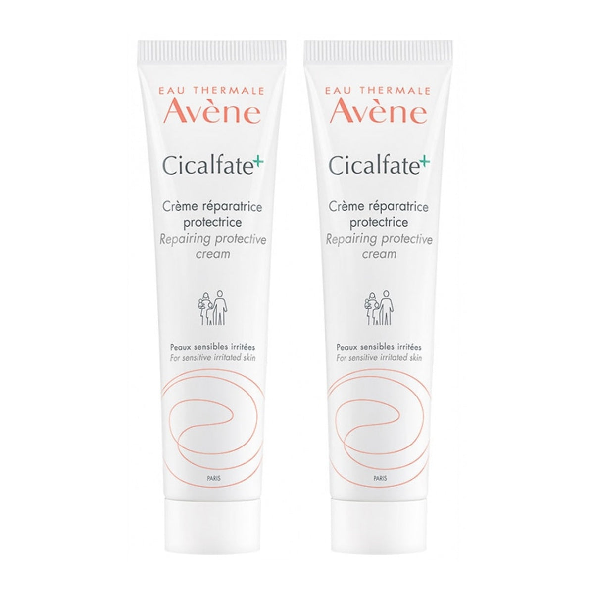 [Avène] Cicalfate Repair Cream (Antibacterial) 100ml - Set of 2